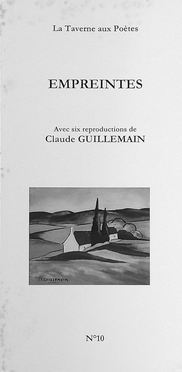 Publication de la Taverne aux Poètes : Empreintes n°10