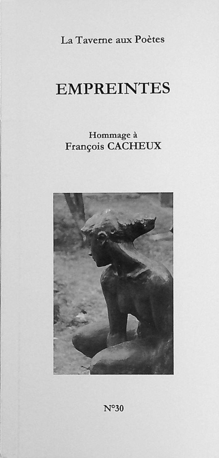 Publication de la Taverne aux Poètes : Empreintes n° 30